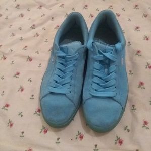 PUMA SUEDE'S Iced Fluo Atomic Blue